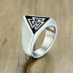 Triangle Viking Signet Ring