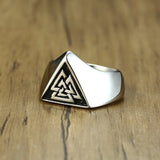 Triangle Viking Signet Ring