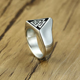 Triangle Viking Signet Ring