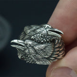 Crow Stainless Steel Ring