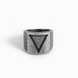 Stainless Steel Viking triangle Ring