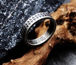 Stainless Steel Viking triangle Ring