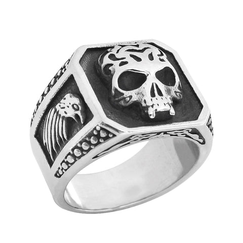 Biker Skull Ring