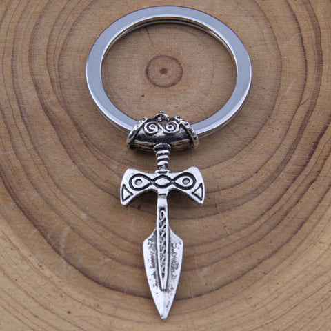 Viking Sword Amulet Keychain