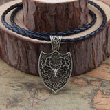 Large Double Deer Necklace