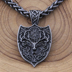 Large Double Deer Necklace