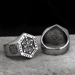 Viking Rune Stainless Steel Ring