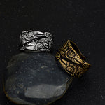 Myth gothic Odin's Raven Ring