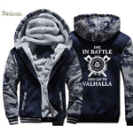 Die In Battle And Go To Valhalla Hooded Sweatshirt