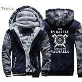 Die In Battle And Go To Valhalla Hooded Sweatshirt