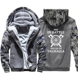 Die In Battle And Go To Valhalla Hooded Sweatshirt