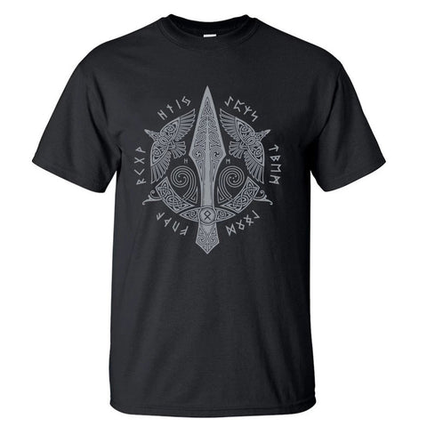 Scandinavian Runes Valhalla Tshirt