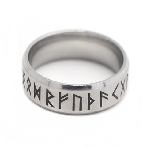 Black Amulet Vintage Norse Rune Ring