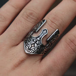 Warrior Helmet Ring