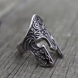 Warrior Helmet Ring