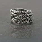 Myth gothic Odin's Raven Ring